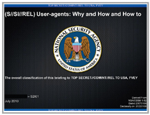 NSA XKEYSCORE slides - User Agents