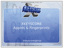 NSA XKEYSCORE slides - AppIDs and Fingerprints