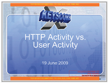 NSA XKEYSCORE slides - HTTP Activity vs User Activity