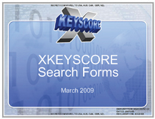 NSA XKEYSCORE slides - Search Forms