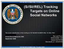 NSA XKEYSCORE slides - Tracking Targets on Online Social Networks