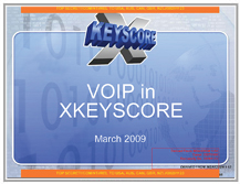NSA XKEYSCORE slides - VOIP in XKS